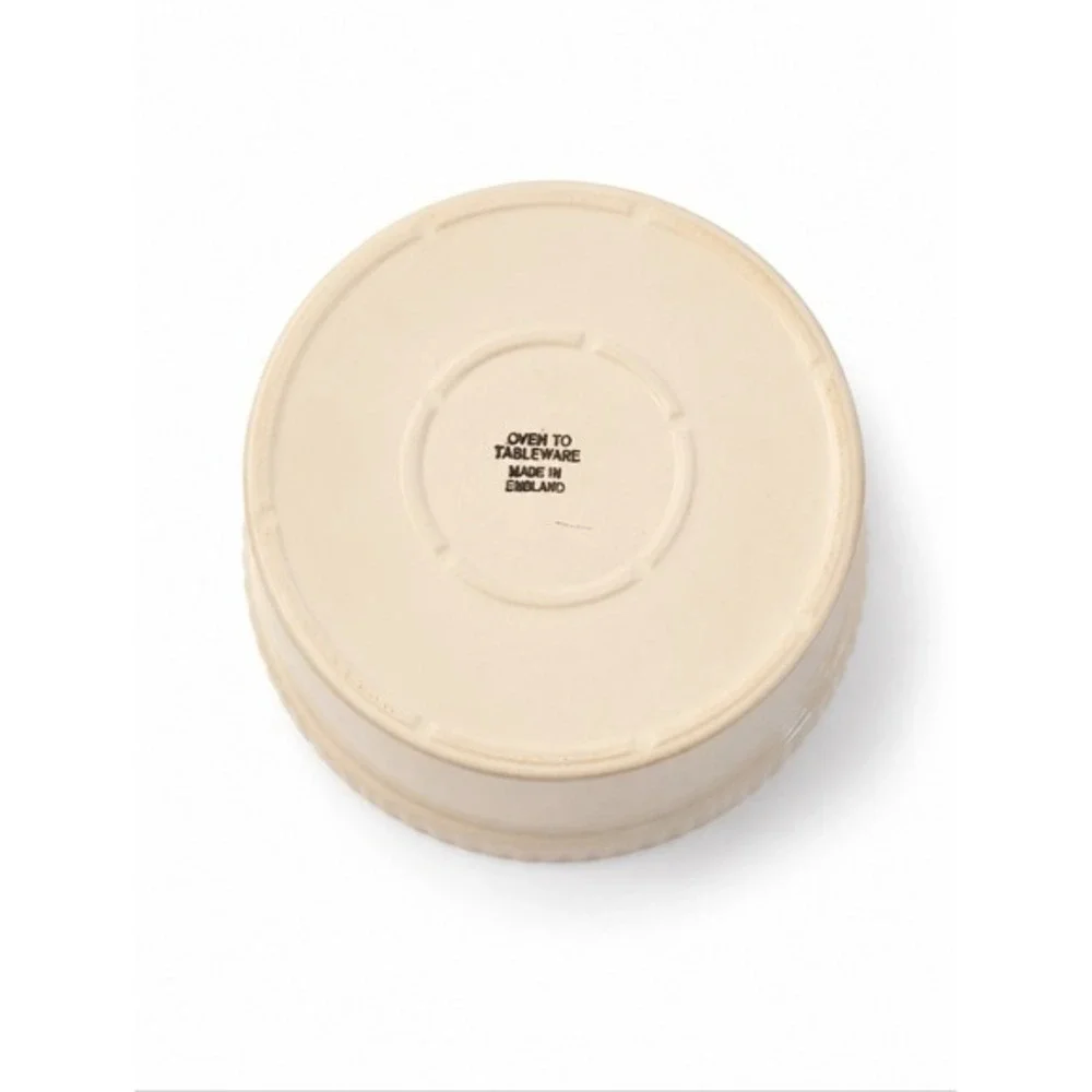 Oven to‎ Tableware England Cream Stoneware Souffle Casserole Dish